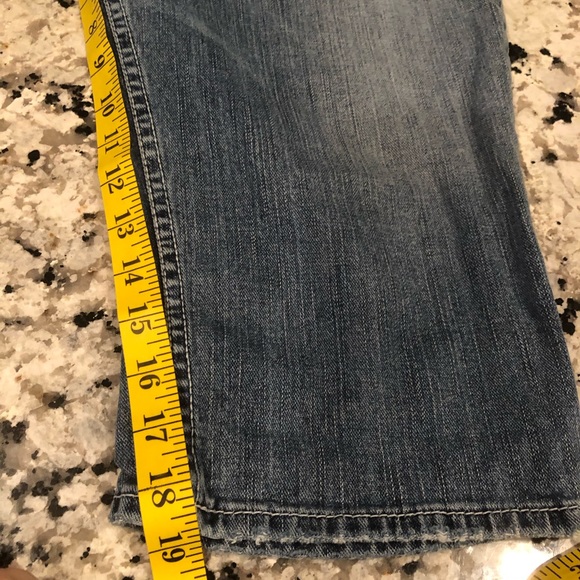 BTC "Fairfax Relaxed" blue jeans Capri 32 / 12 - Picture 7 of 10